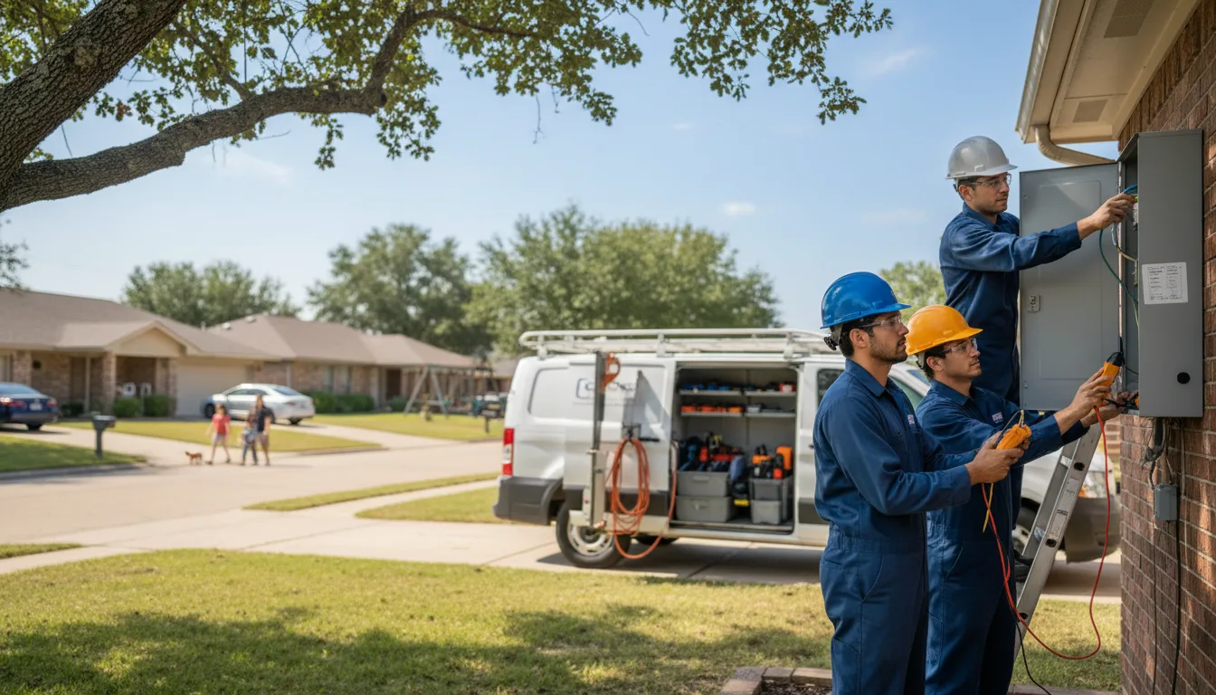 Certified electrician providing emergency electrical services in Portland, MO